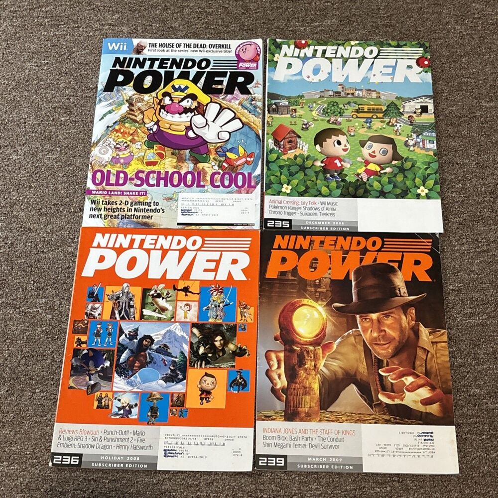 Nintendo Power Magazine 233, 235, 236, 239 Subscriber Edition (Sonic Poster)